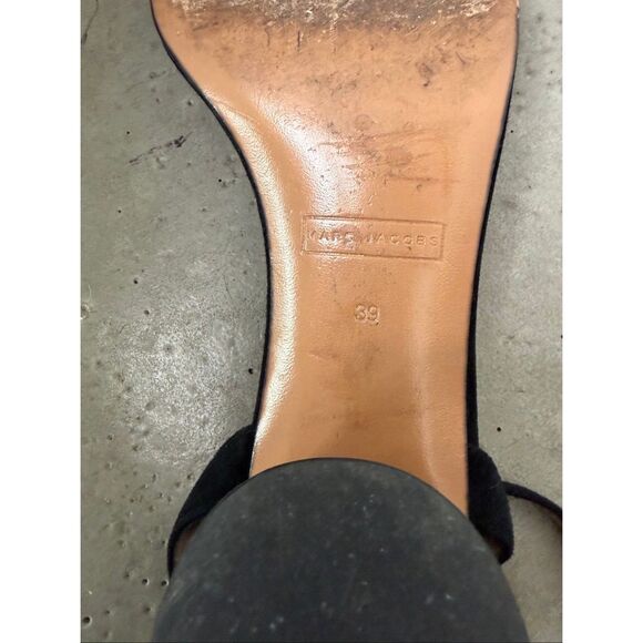 Marc Jacobs Block Heel Suede Sandals - Picture 6 of 7